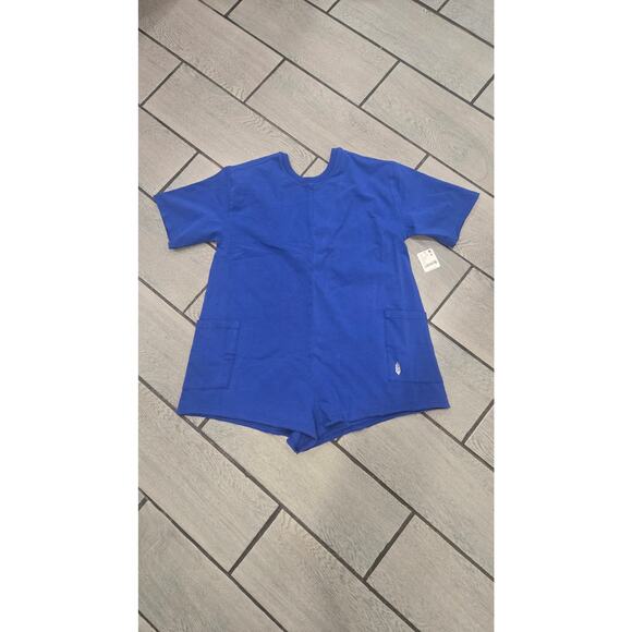 NWT Free People FP Movement Hot Shot Onesie Romper‎ – Electric Shock Blue, - Picture 3 of 5